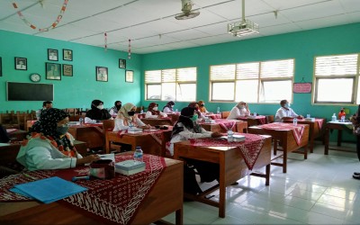 SILATURAHMI KEPALA BALAI BAHASA YOGYAKARTA DI SMPN 4 WATES