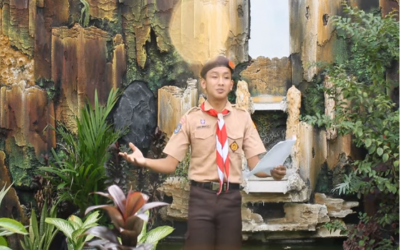 PERSEMBAHAN PIALA JVSC UNTUK SMP N 4 WATES